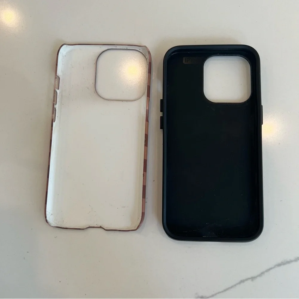 iPhone 13 Pro Phone Case‎ in Designer Checkerboard pattern, Matte Brown